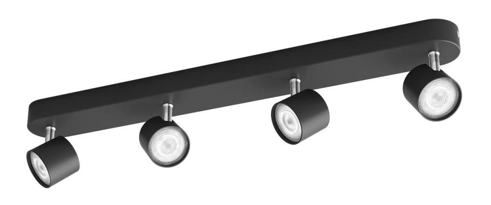 PHILIPS STAR bar/tube black 4x4.5W