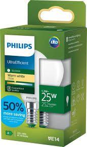 PHILIPS LED stikla 25W P45 E14