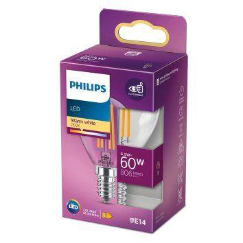 PHILIPS LED stikla 40W E14 Auksti