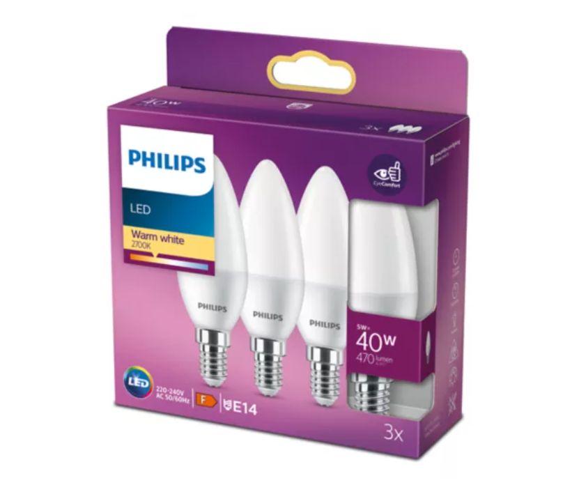 PHILIPS LED 40W B35 E14 Silti