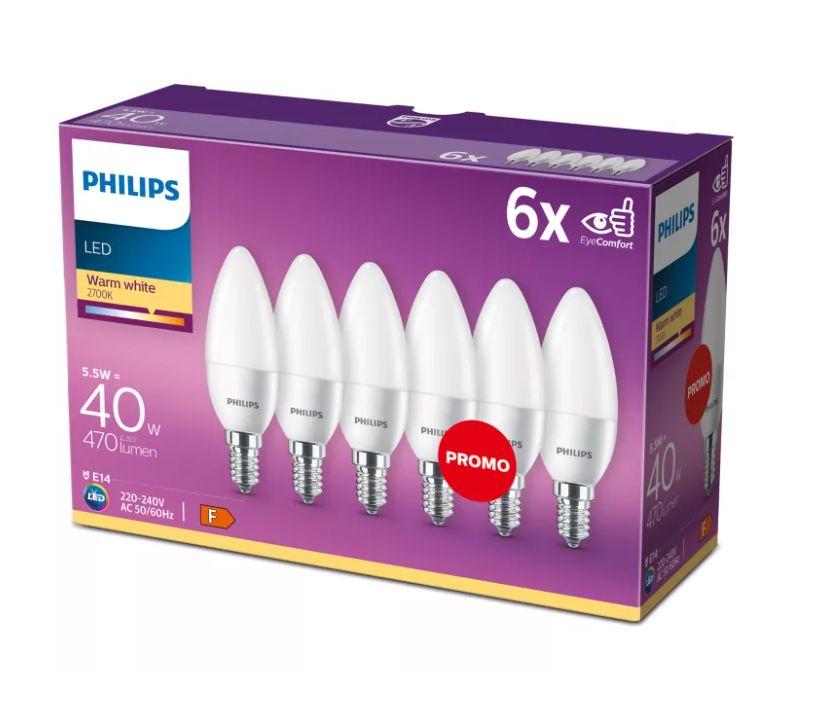 PHILIPS LED 40W B35 E14 Silti