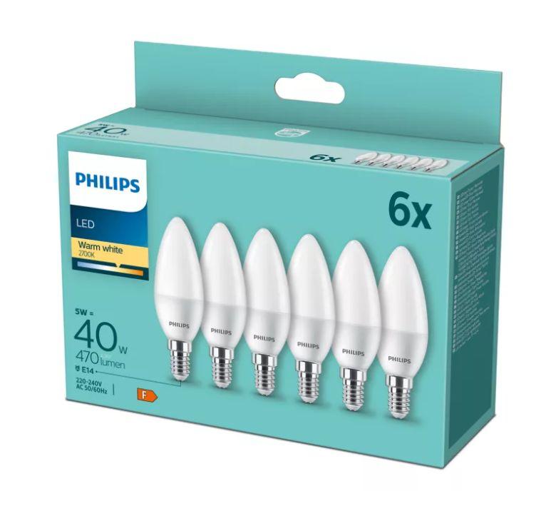 PHILIPS LED 40W B35 E14 Silti