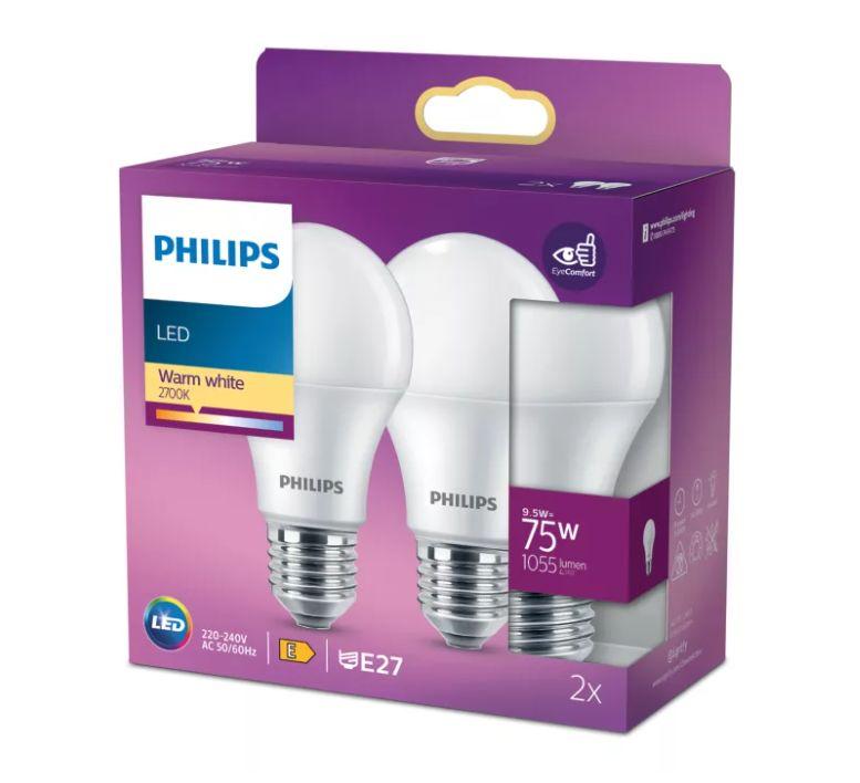 PHILIPS LED 75W A60 E27 Silti