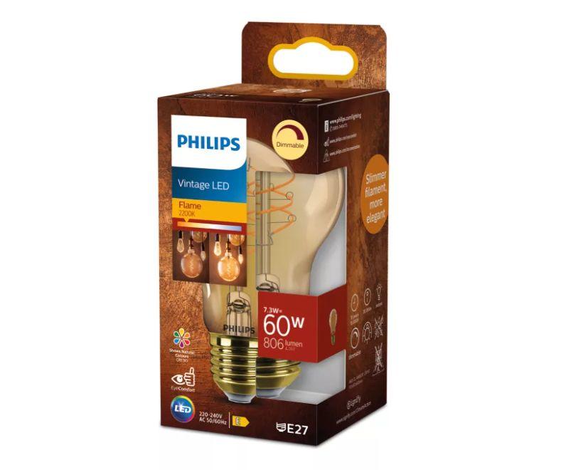 PHILIPS LED A60 60W 2200K E27