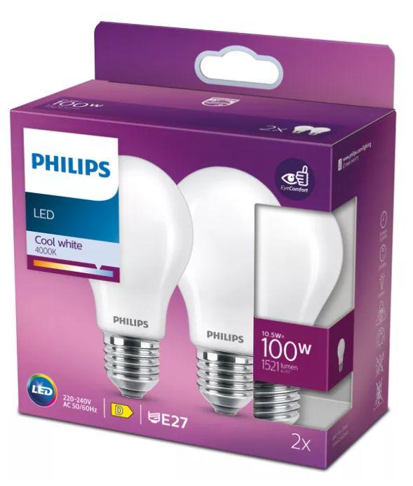 PHILIPS LED stikla 100W A60 E27