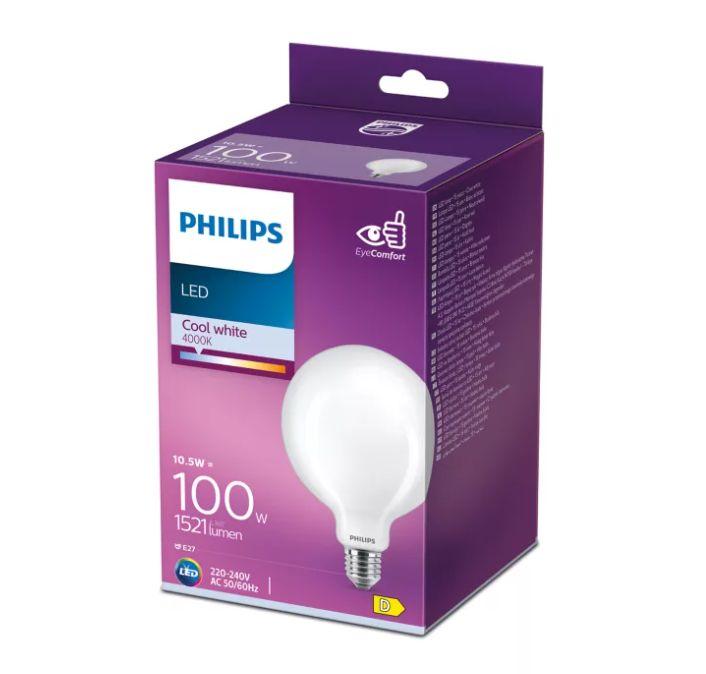PHILIPS LED stikla 100W E27 Auksti