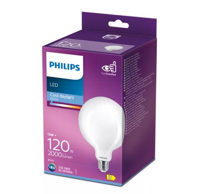 PHILIPS LED stikla 120W G120 E27