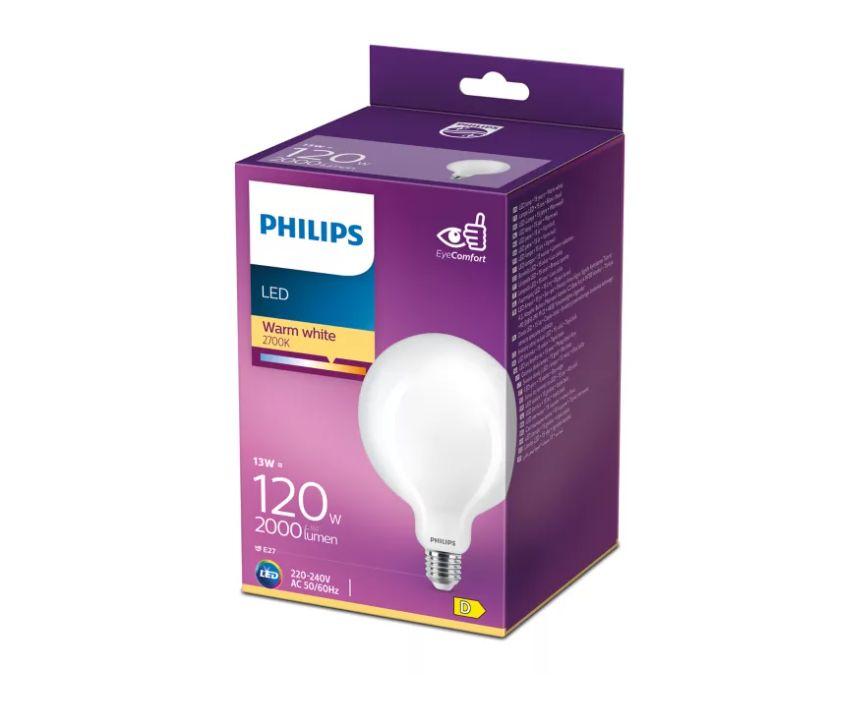 PHILIPS LED stikla 120W G120 E27