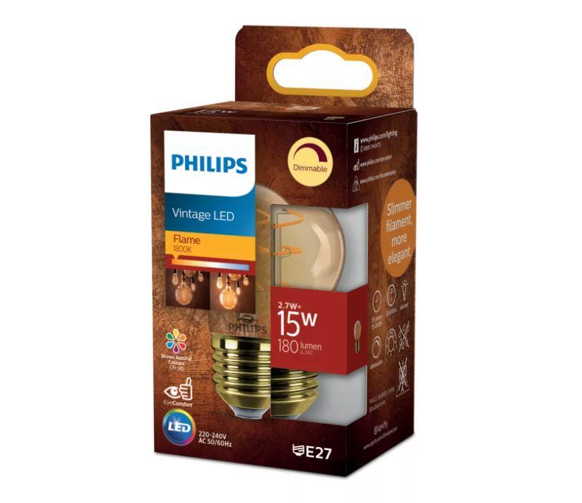 PHILIPS LED P45 15W 1800K E27