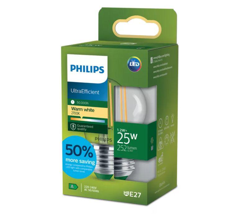 PHILIPS LED stikla 25W P45 E27