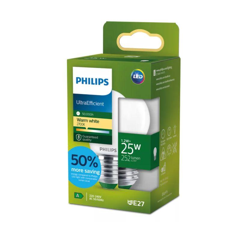 PHILIPS LED stikla 25W P45 E27