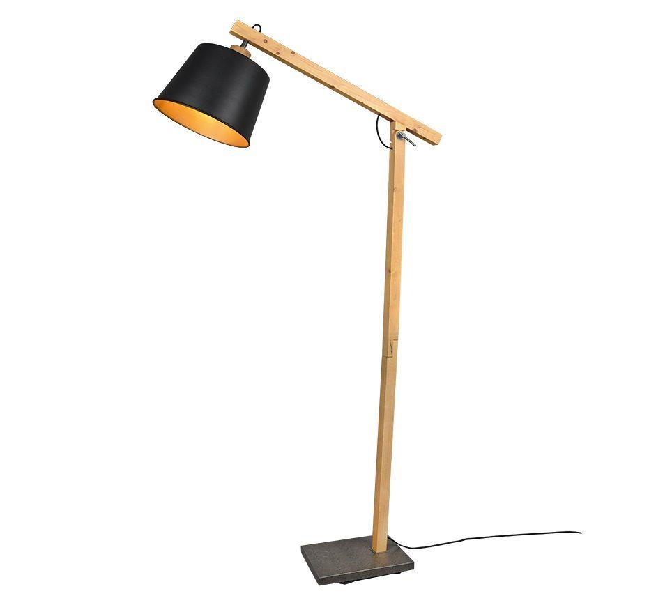Trio-Lighting Harris E27 black/gold stāvlampa