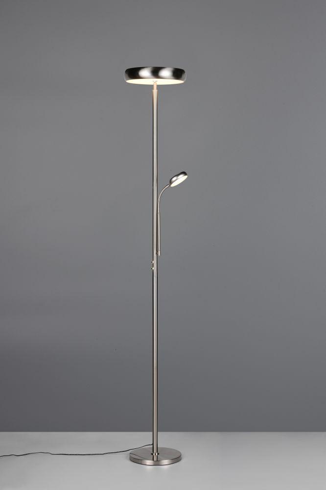 TRIO-Lighting Trio Palermo LED stāvlampa brushed