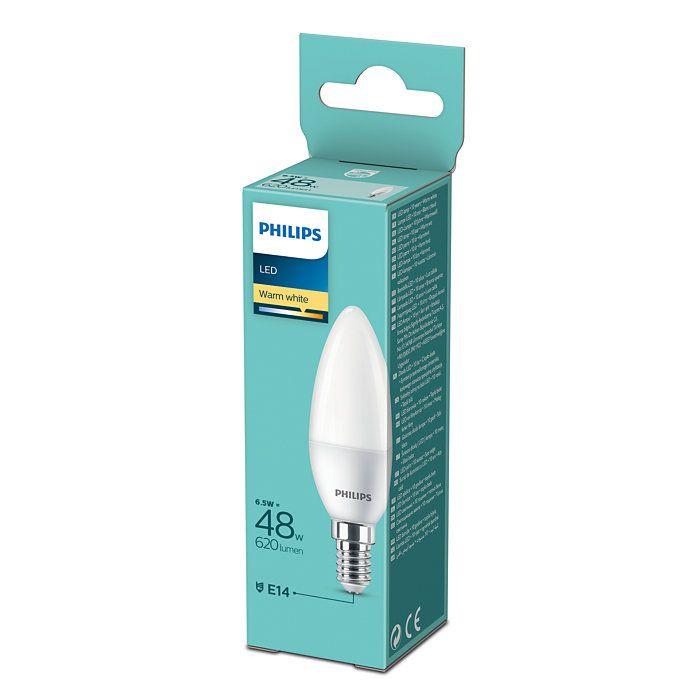 PHILIPS LED 48W B35 E14 Silti
