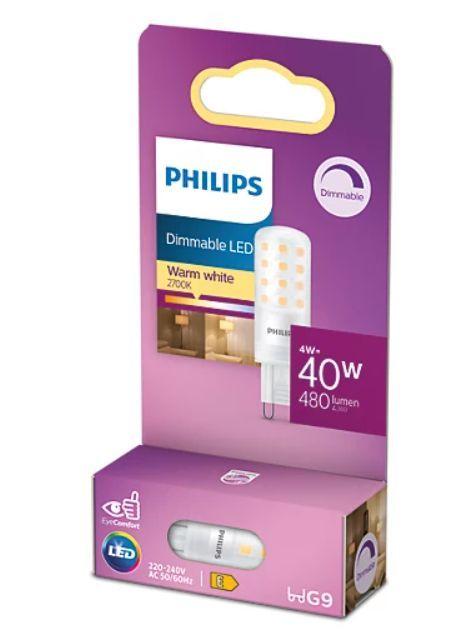 PHILIPS LED 4W (40W) G9 silti