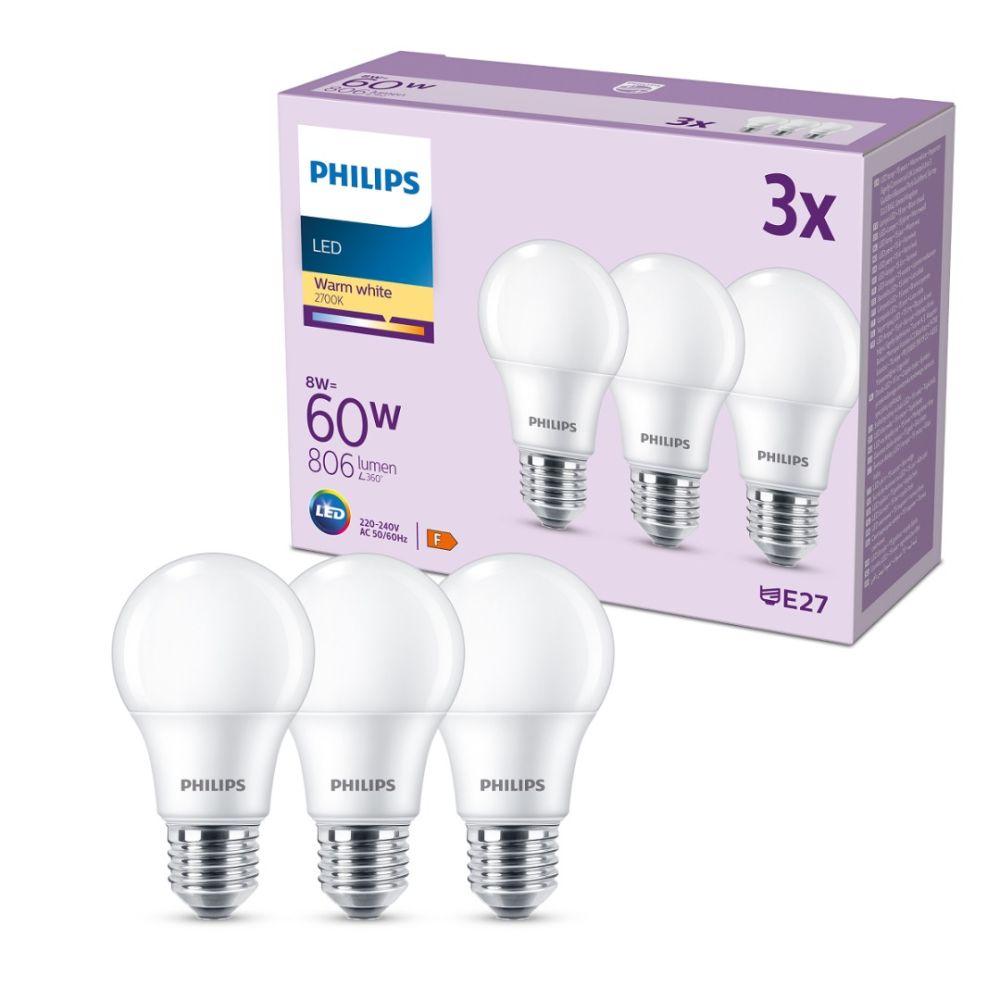 PHILIPS LED 60W A60 E27 Silti
