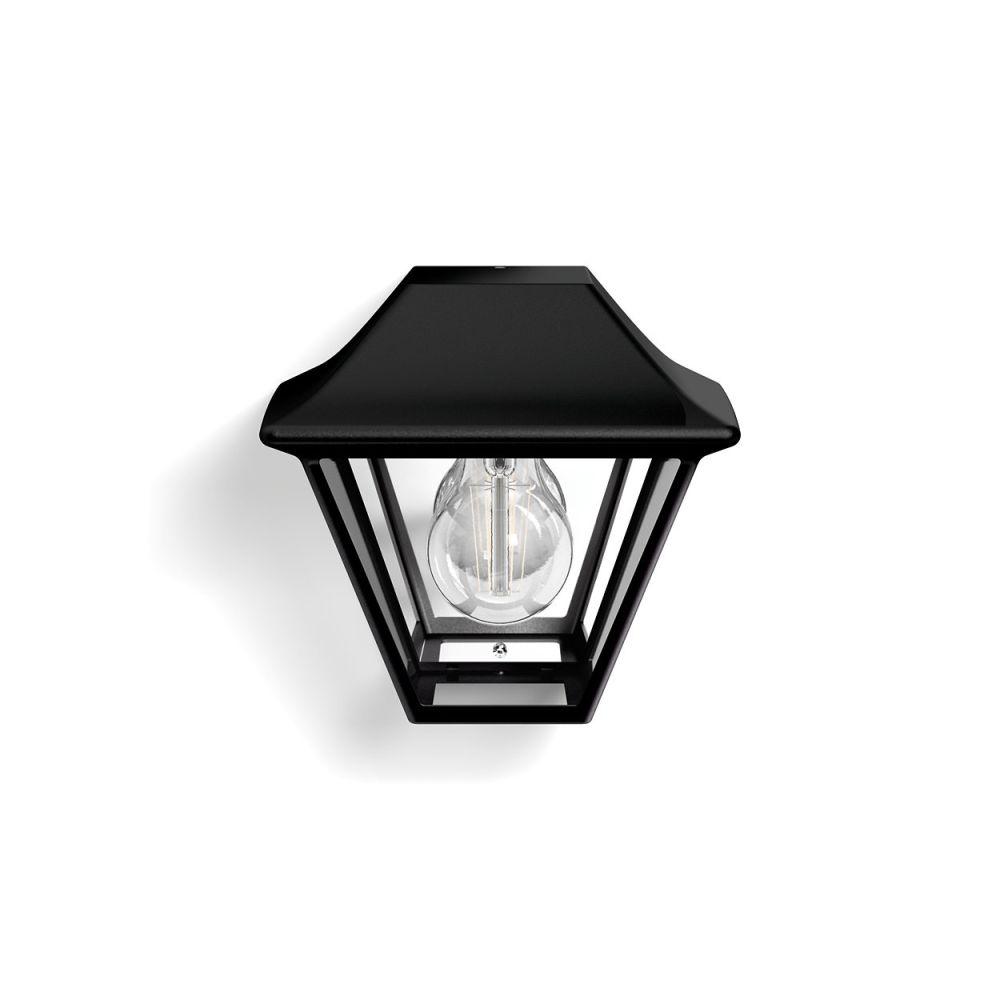 PHILIPS Alpenglow wall lantern black 1x42W
