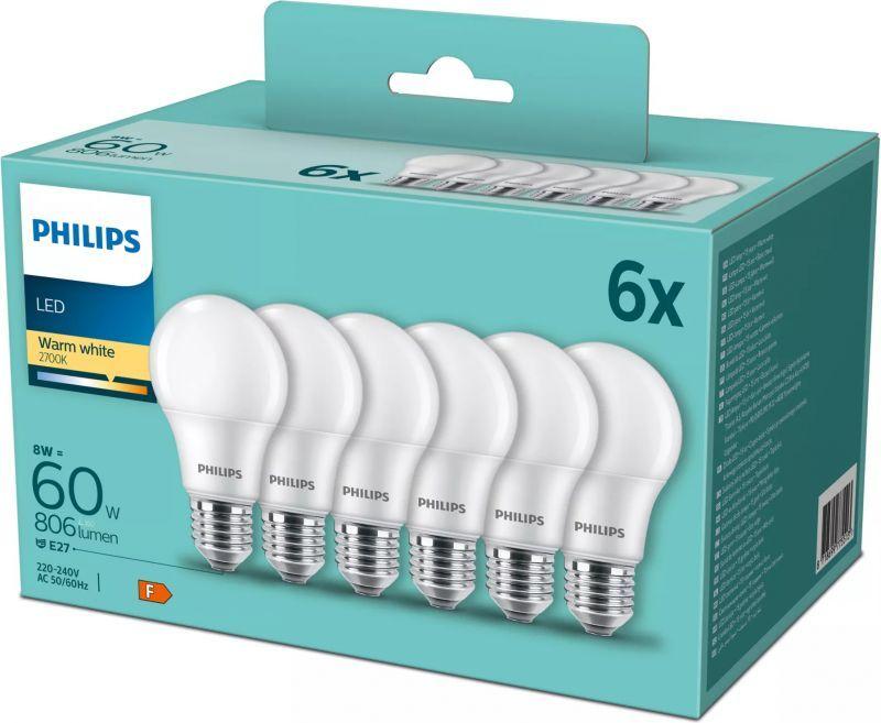 Philips LED 8W (60W) 806lm 6