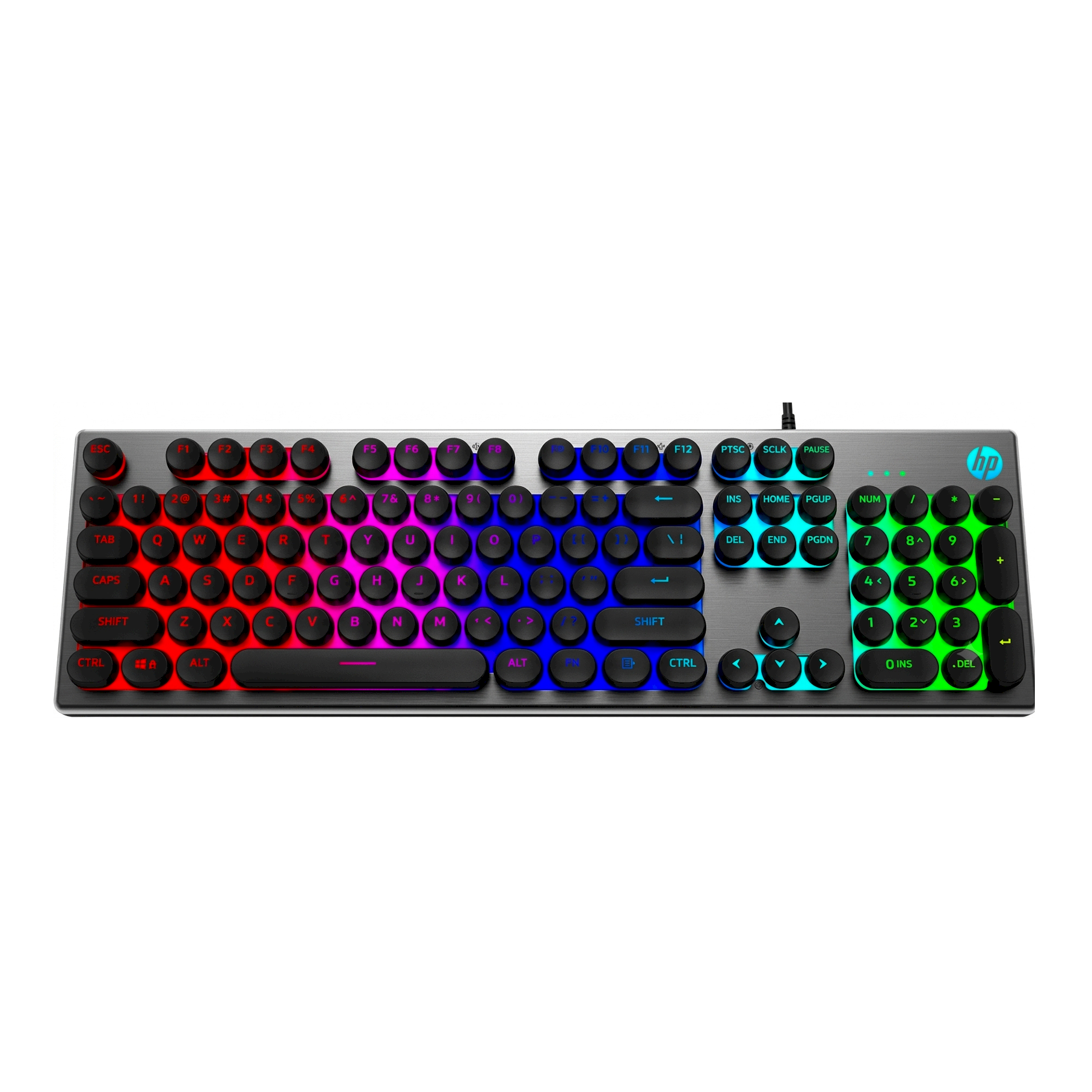 HP K500Y USB Spēļu tastatūra RGB