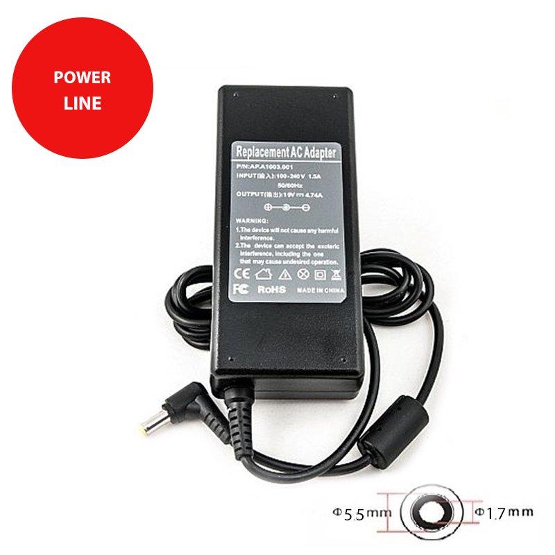 Lādētājs AC90F5517 klēpjdatoram Acer 19V /