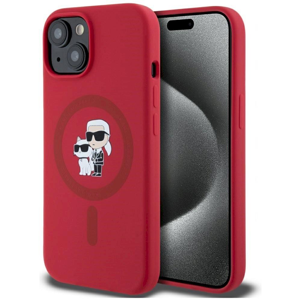 Case Karl Lagerfeld Silicone Karl&Choupette Heads