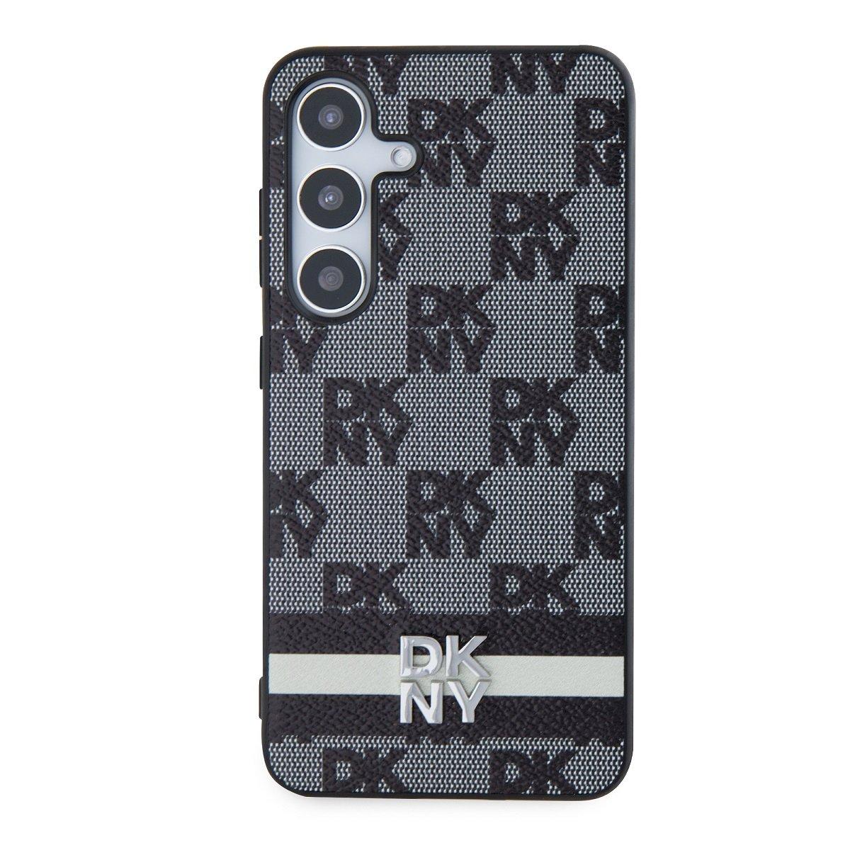 DKNY PU Leather Checkered Pattern and