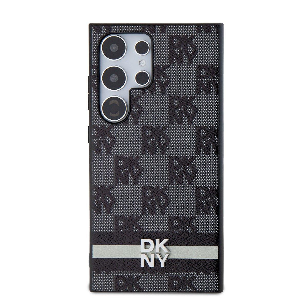DKNY PU Leather Checkered Pattern and