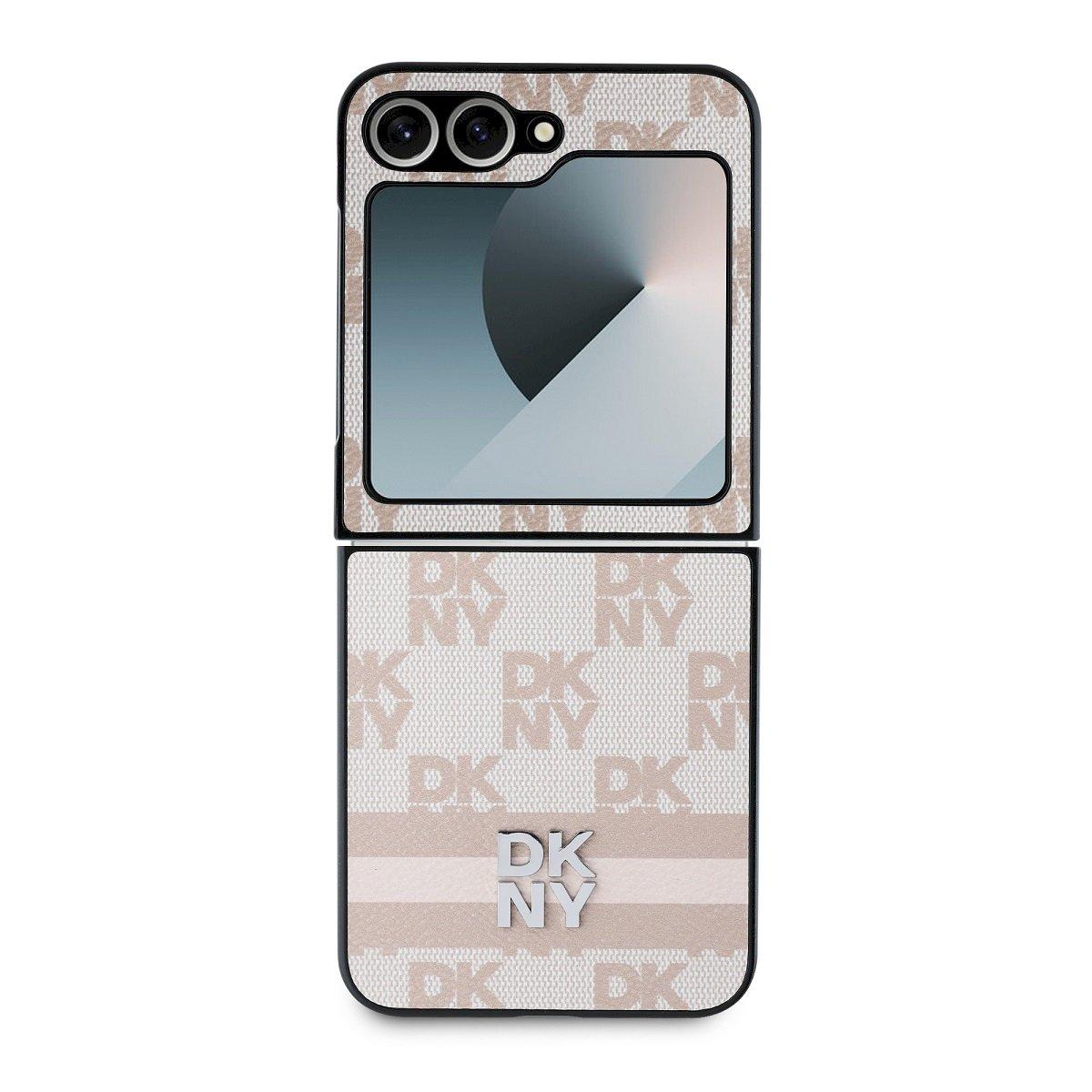 DKNY PU Leather Checkered Pattern and