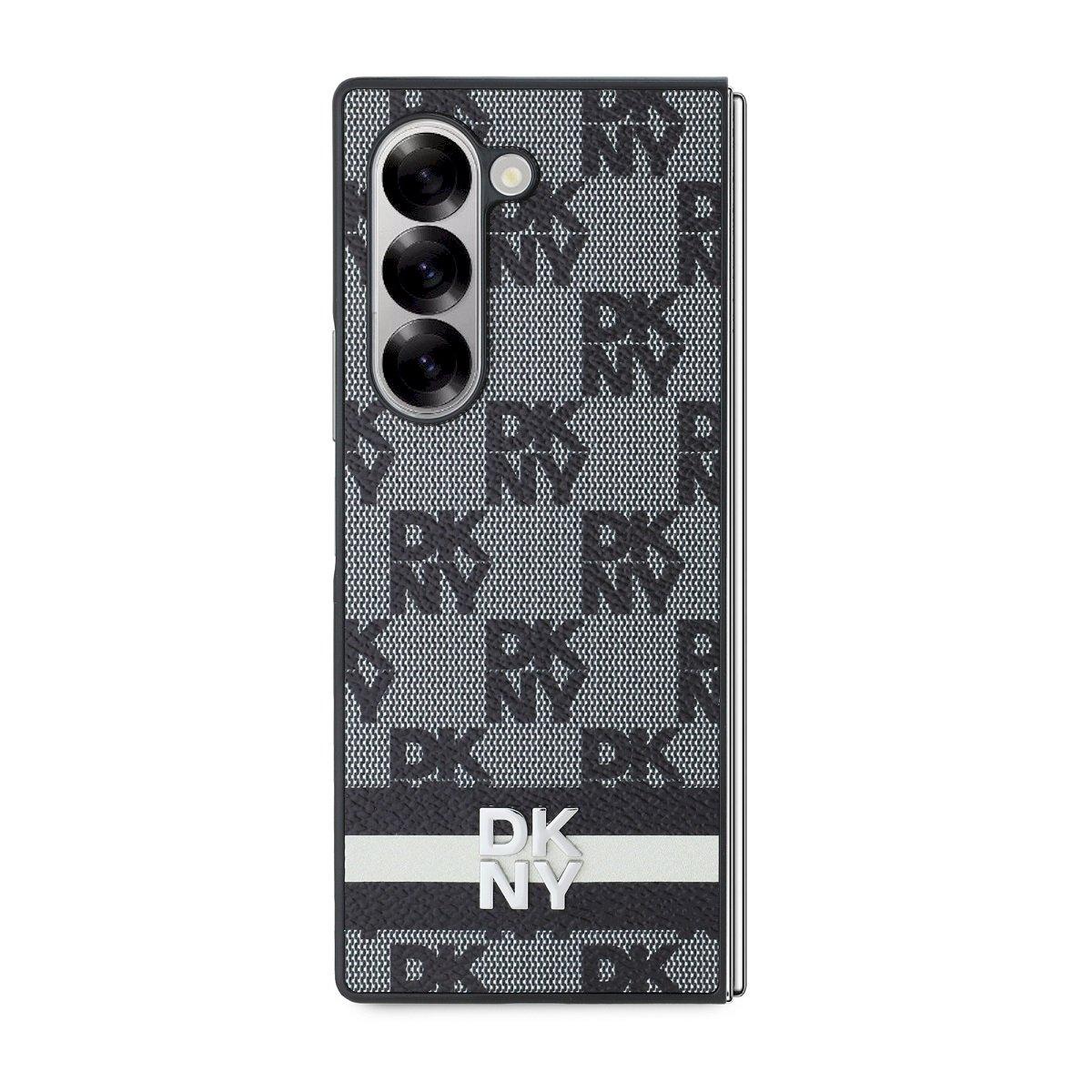 DKNY PU Leather Checkered Pattern and
