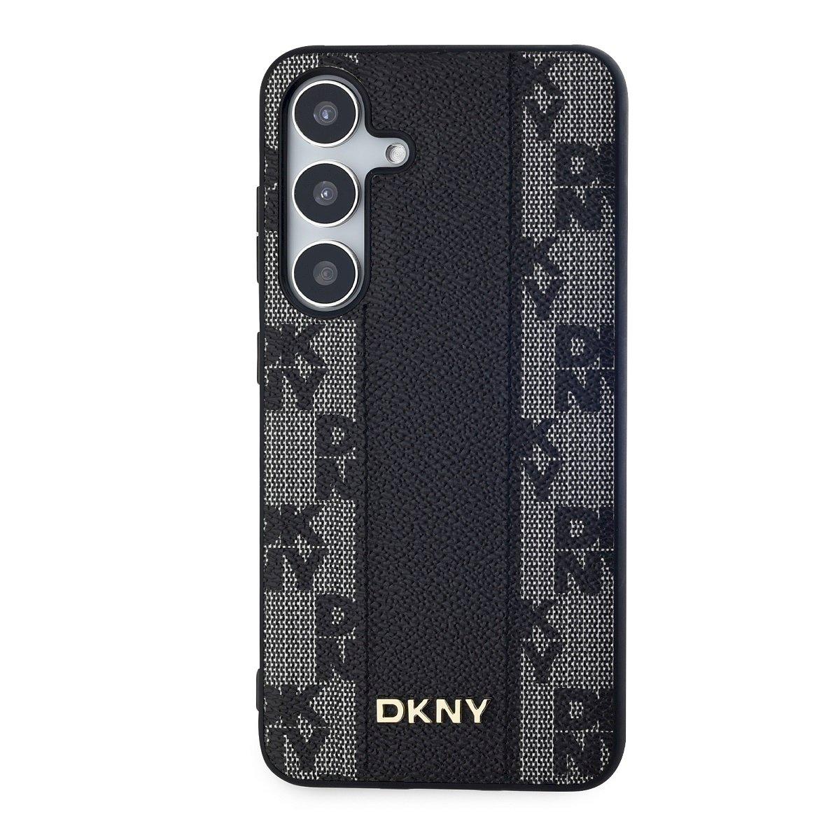 DKNY PU Leather Checkered Pattern MagSafe