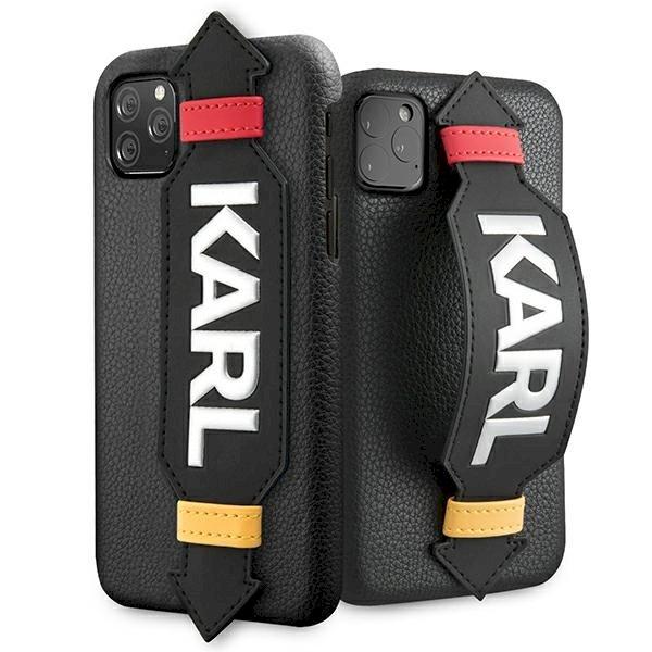 Karl Lagerfeld KLHCN58HDAWBK Aizsargapvalks priekš iPhone