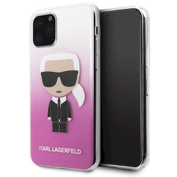 Karl Lagerfeld KLHCN58TRDFKPI Aizsargapvalks priekš iPhone