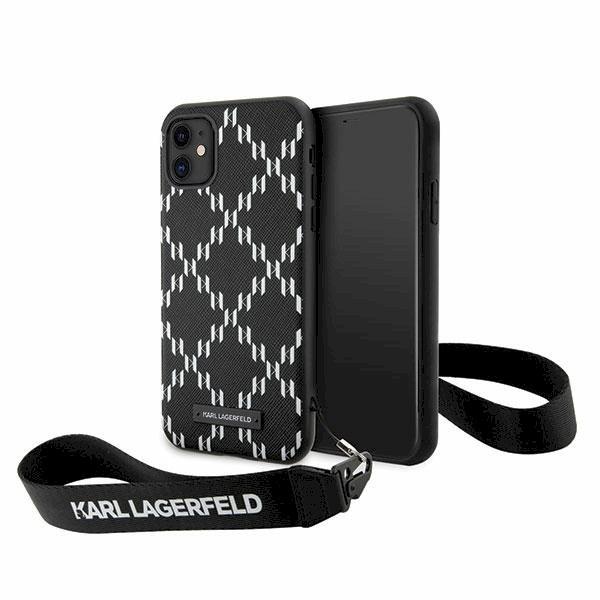 Karl Lagerfeld KLHCN61SAKLMBSK Aizsargapvalks priekš iPhone