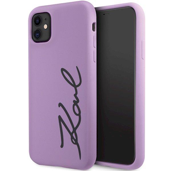 Karl Lagerfeld KLHCN61SKSVGU Silicone Signature Hardcase