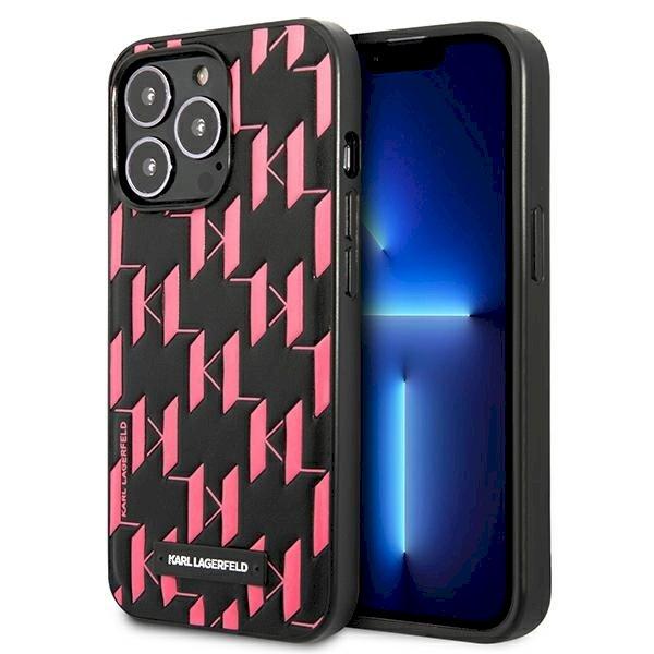 Karl Lagerfeld KLHCP13LMNMP1P Aizsargapvalks priekš iPhone