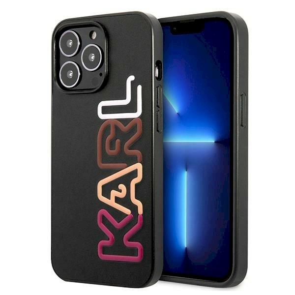 Karl Lagerfeld KLHCP13LPCOBK Aizsargapvalks priekš iPhone