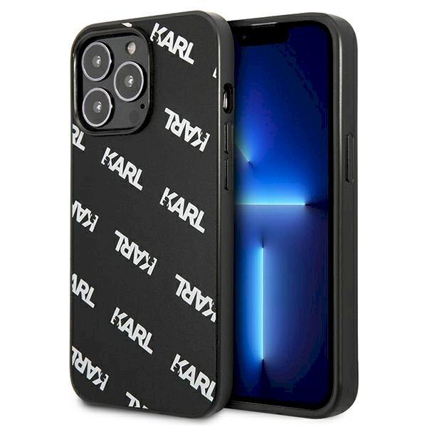 Karl Lagerfeld KLHCP13XPULMBK3 Aizsargapvalks priekš iPhone