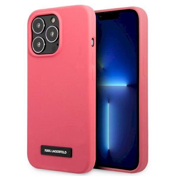 Karl Lagerfeld KLHCP13XSLMP1PI Aizsargapvalks priekš iPhone