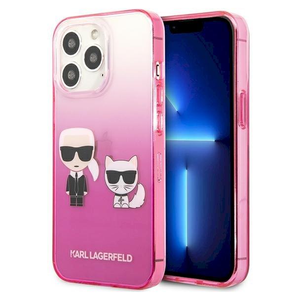 Karl Lagerfeld KLHCP13LTGKCP Aizsargapvalks priekš iPhone