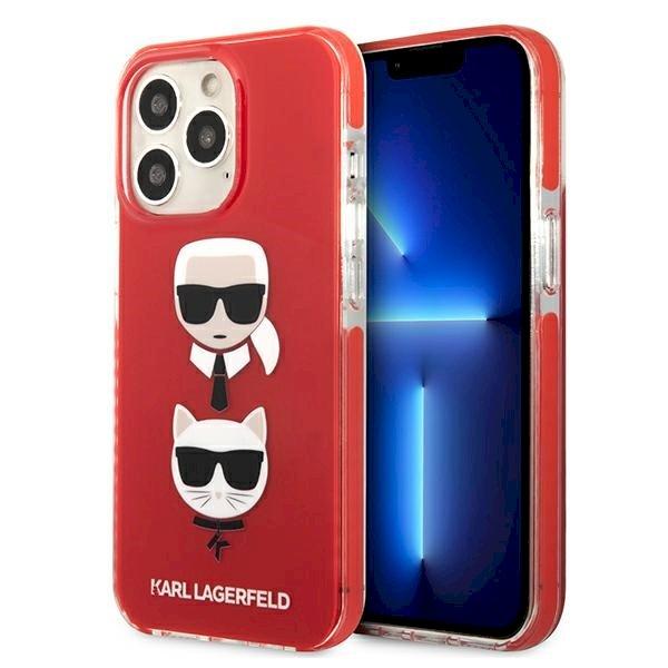 Karl Lagerfeld KLHCP13LTPE2TR Aizsargapvalks priekš iPhone