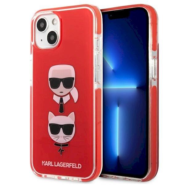 Karl Lagerfeld KLHCP13MTPE2TR Aizsargapvalks priekš iPhone