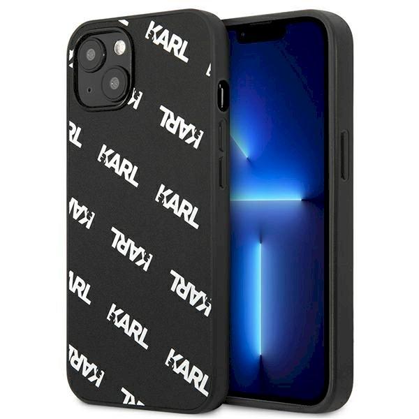 Karl Lagerfeld KLHCP13SPULMBK3 Aizsargapvalks priekš iPhone