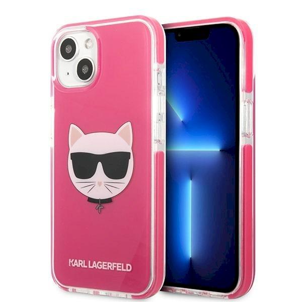 Karl Lagerfeld KLHCP13STPECPI Aizsargapvalks priekš iPhone