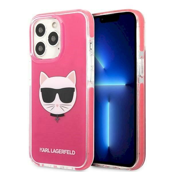 Karl Lagerfeld KLHCP13XTPECPI Aizsargapvalks priekš iPhone