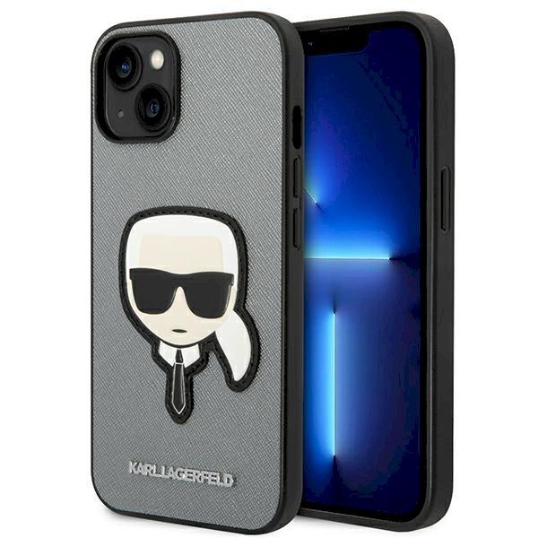 Karl Lagerfeld KLHCP14SSAPKHG Saffiano Karl`s Head