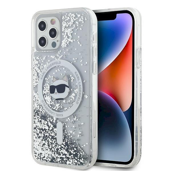 Karl Lagerfeld KLHMP12MLGCHSGH Aizsargapvalks priekš iPhone