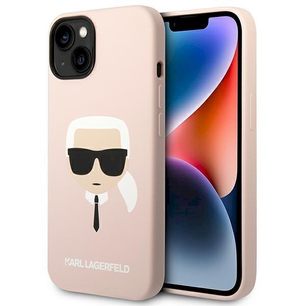 Karl Lagerfeld KLHMP14MSLKHLP Aizsargapvalks priekš iPhone