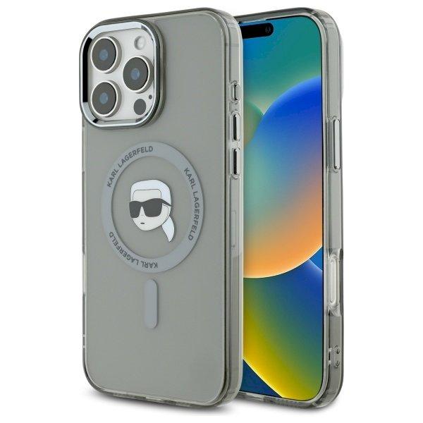 Karl Lagerfeld KLHMP16LHLSKIK Aizsargapvalks priekš iPhone