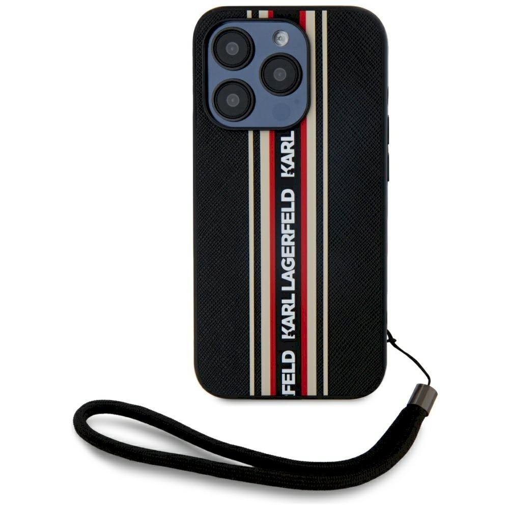 Karl Lagerfeld Saffiano Athleisure Stripes Cord