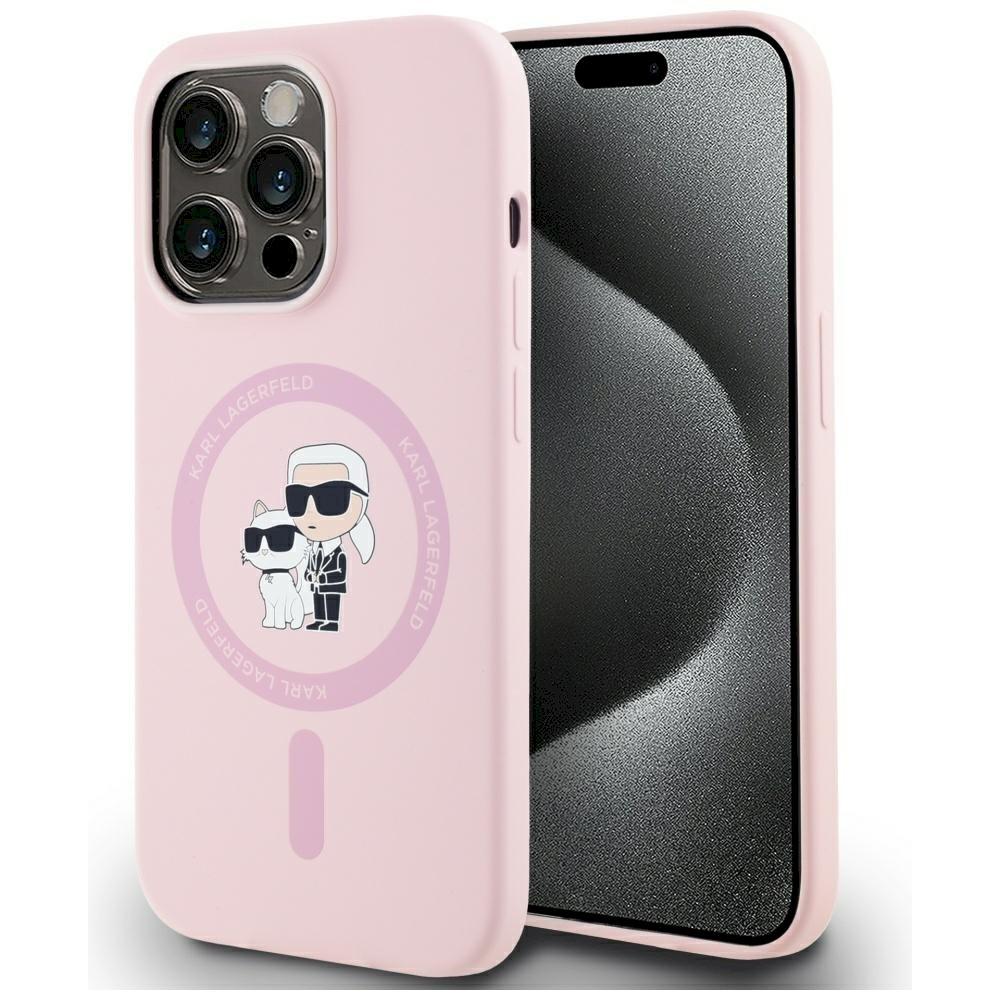 Karl Lagerfeld Silicone Karl&Choupette MagSafe Case